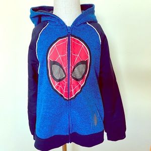 Boys Spider-Man light weight hoodie size 7